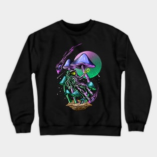 MUSHROOM ASTRONAUT VIBES Crewneck Sweatshirt